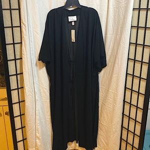 Lane Bryant Kimono NWT Black size 26/28